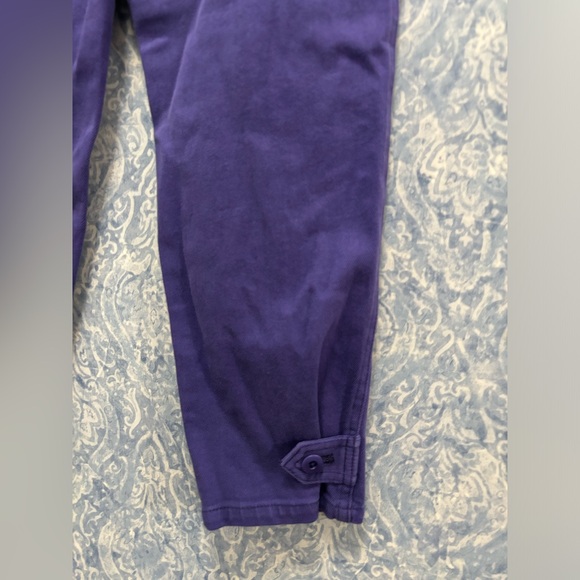 Aritzia Wilfred Free Modern Cargo Pant Purple High Rise Utility Button Fly Sz 6 - Picture 6 of 6